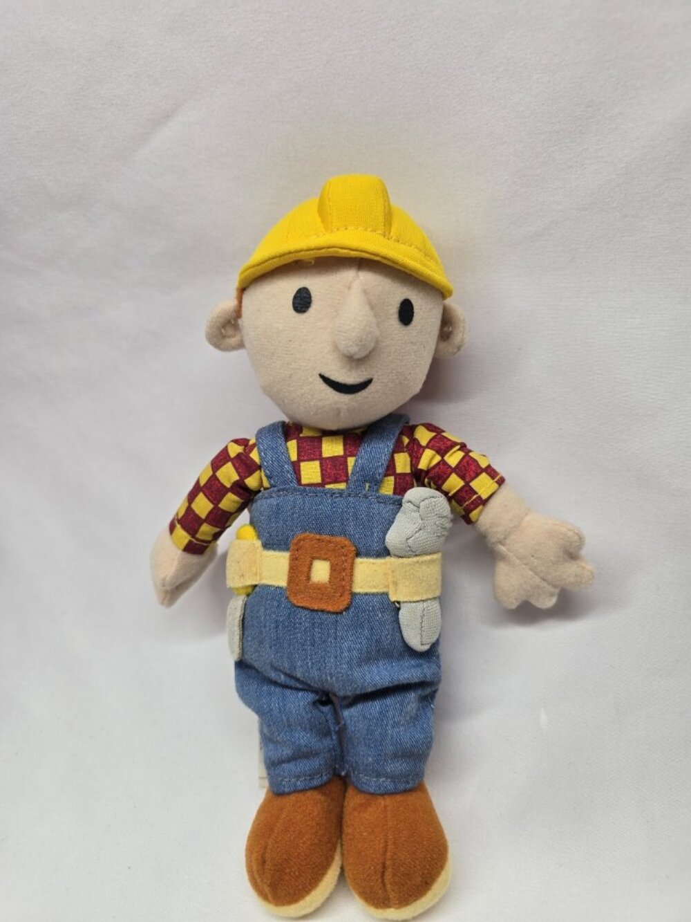 Bob The Builder Plush Doll Toy Playskool Hasbro Vintage 2001 8" Beanie Plush